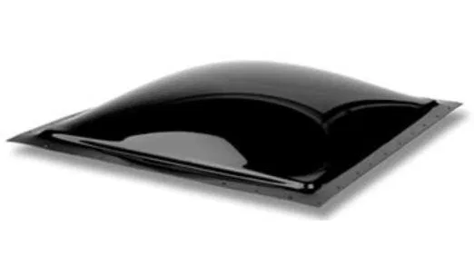 SLG2222S – S.RECREATION Skylight, 4-1/2 Inch High Bubble Type Dome Mounts Outside RV Square For 22 Inch Length x 22 I...